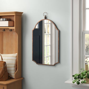 Runo Antique Bronze Vertical Accent Mirror